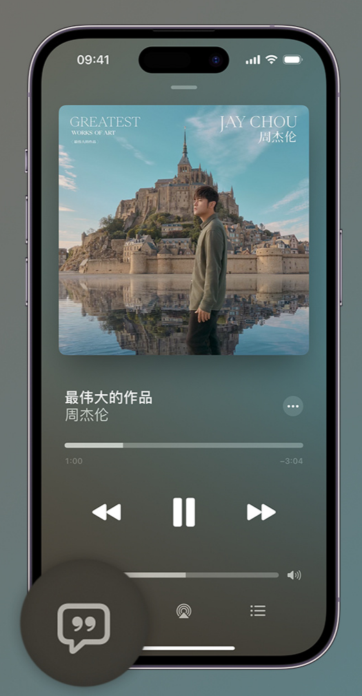 定远iphone维修分享如何在iPhone上使用Apple Music全新唱歌功能 