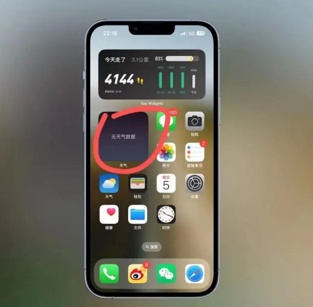 定远苹果手机维修分享:iOS16主屏幕天气小组件无法正常工作怎么办？ 