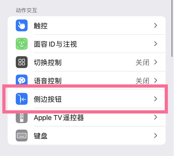 定远苹果14维修店分享iPhone14 Plus侧键双击下载功能关闭方法 