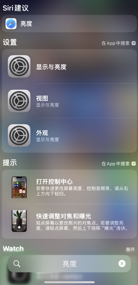 定远苹果手机维修分享iOS 16 为“搜索”功能增加新入口，如何开启和关闭 