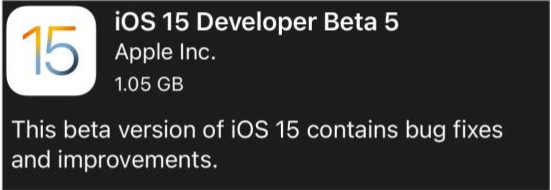 定远苹果手机维修分享如何升级到iOS15.0 beta5 
