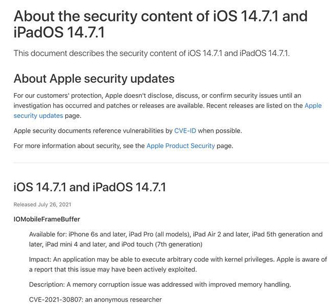 定远苹果手机维修分享iOS 14.7.1 正式版更新内容及升级方法 