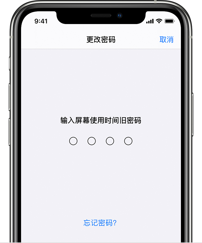 定远苹果手机维修分享iOS 14 忘记屏幕使用时间密码怎么办 